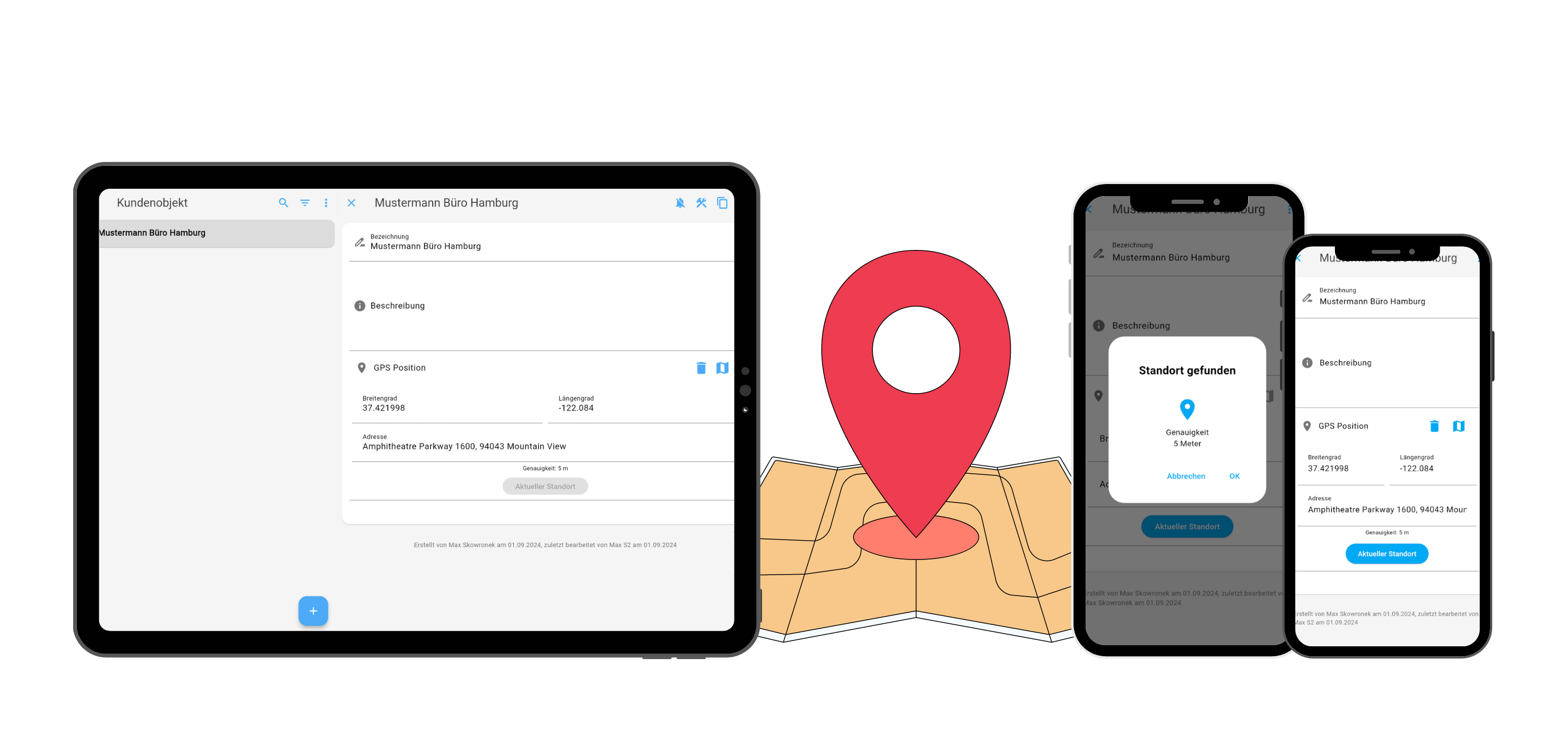 release gps position brick